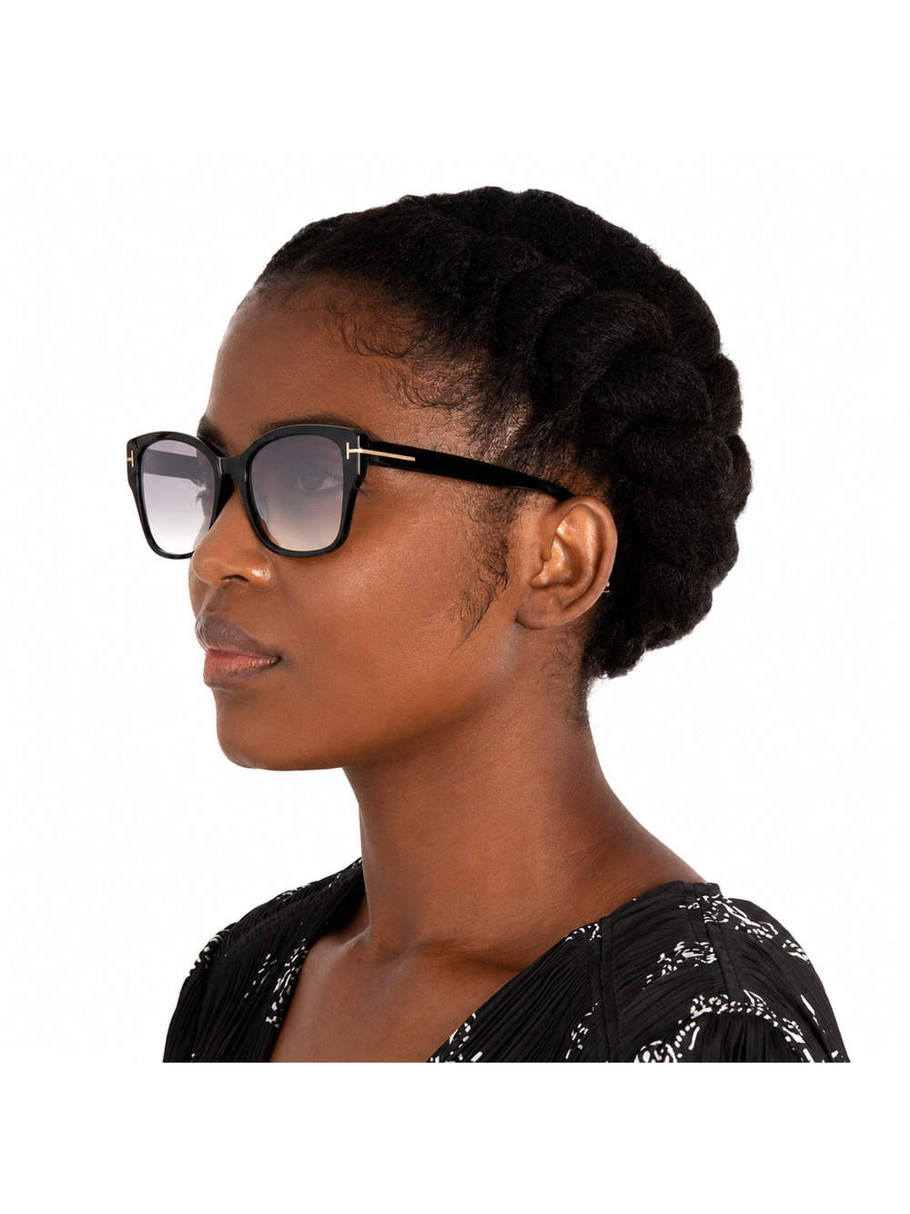 New, TOM FORD Elsa Sunglasses TF1108 01C Authentic